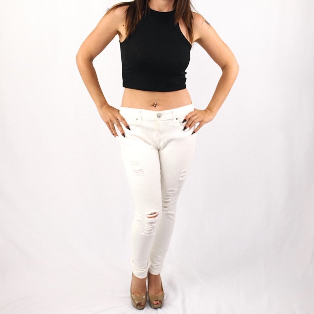 Express Jeans Legging Jean Distressed - 8R